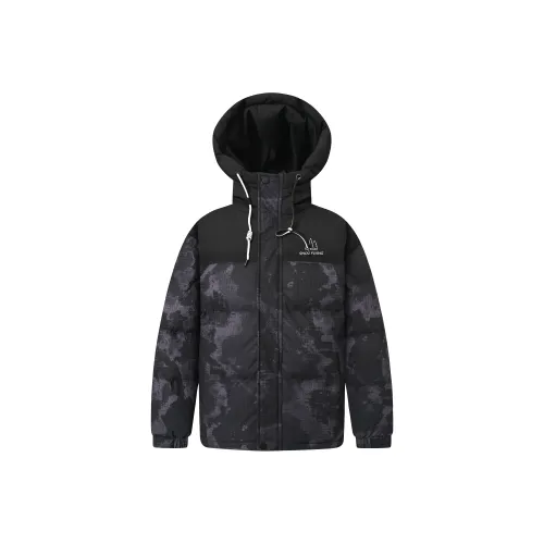 SNOW FLYING Пуховик Унисекс Черный