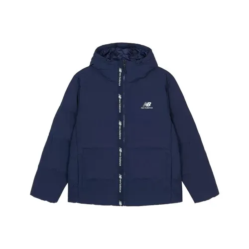 New Balance совместный бренд Print Down Куртка Мужская Морской Синий