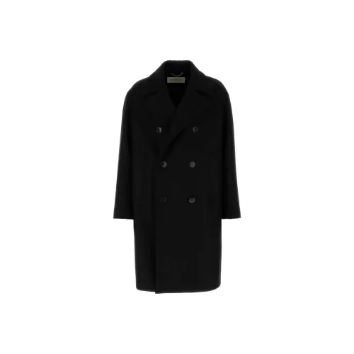 DRIES VAN NOTEN Мужское черное пальто