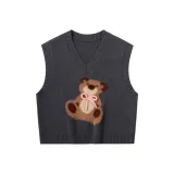 Женский укороченный, цвет угольно-серый