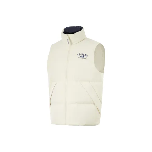 LINING Fondue Down Series Жилет Унисекс Экрю