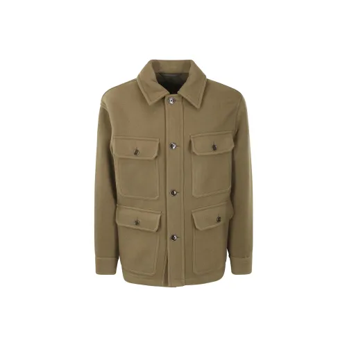 Lemaire Хаки Мужские Куртки