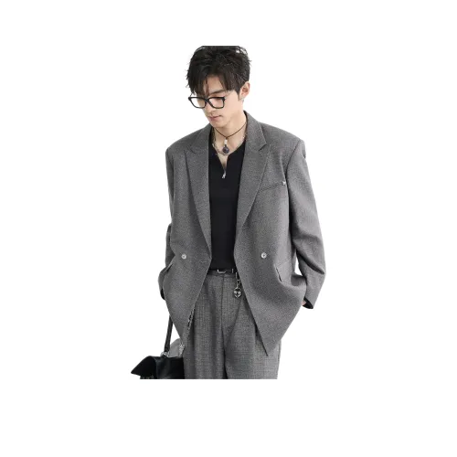 EARL JOEL Бизнес-костюм мужской спокойный серый