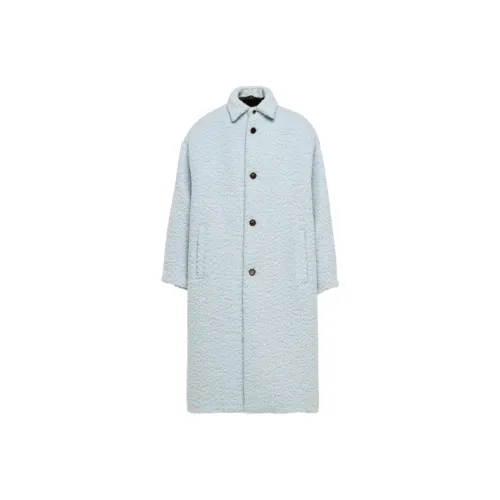 PRADA Серый Мужской Пальто