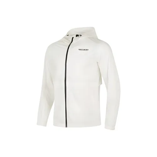 Skechers Basic Sports Series Дышащая одежда с защитой от солнца унисекс цвет зефирный белый