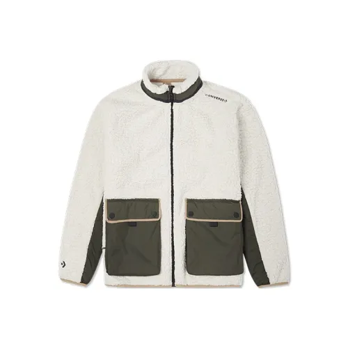 Конверс Белый Мужской Бархатные Куртки