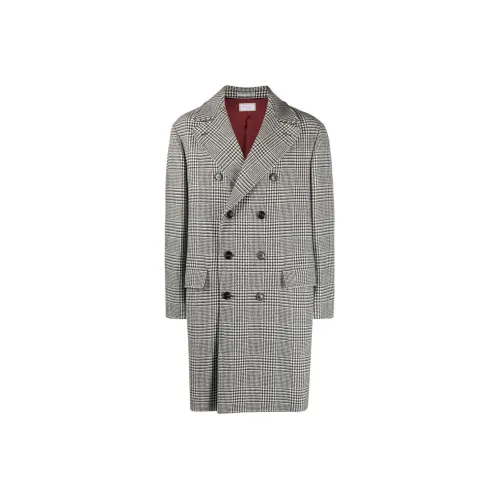 BRUNELLO CUCINELLI Черное/Белое Мужское Пальто