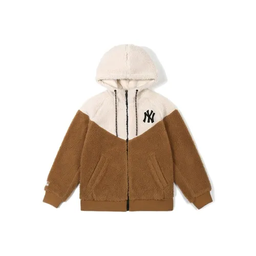 MLB Куртка Унисекс Бежевый Хаки Пэчворк