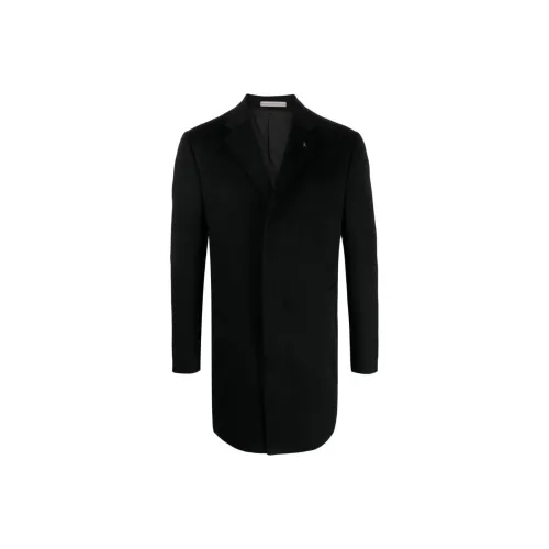 Corneliani Черное Мужское Пальто