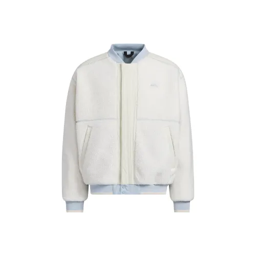 Adidas Розовый Белый Мужской Вельвет Куртка