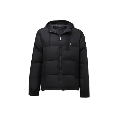 VERSACE JEANS Черный Мужской Пуховик