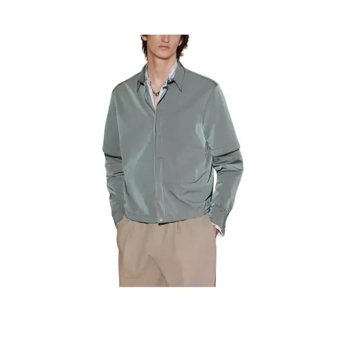 HERMES Куртки и Пальто Мужской Светло-Серый