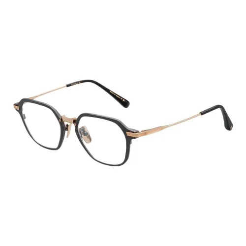 DITA Титан Нерегулярная форма Оправы для очков Унисекс Черный Золотой