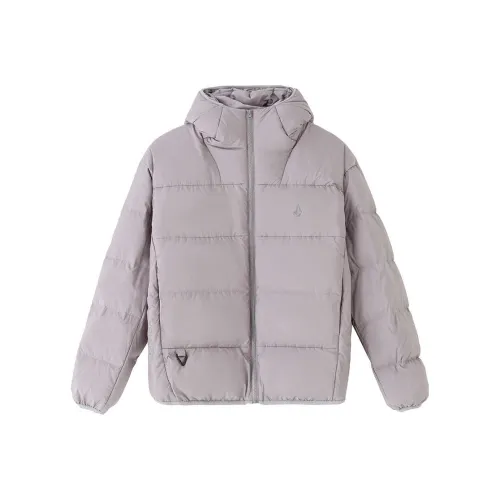 Volcom Серый Мужской Пуховик