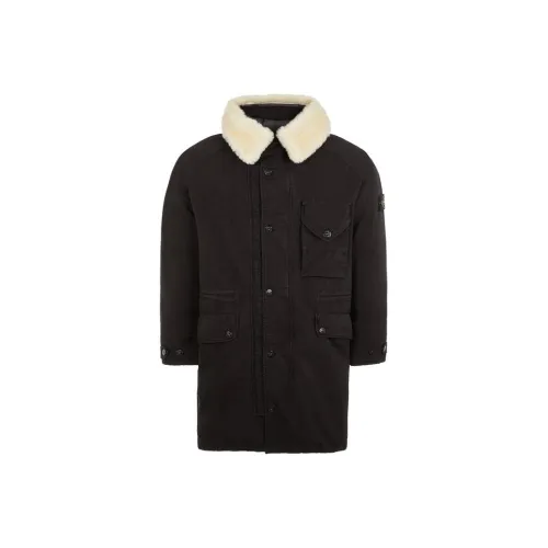 STONE ISLAND Черные Мужские Куртки
