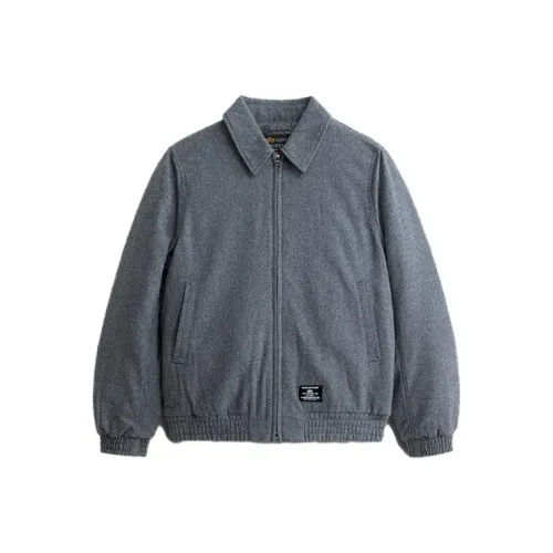 Совместный бренд Alpha Industries Темно-угольные Мужские Куртки