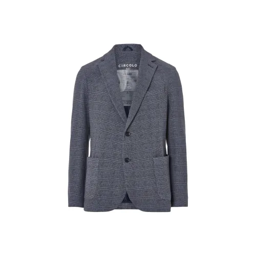 Circolo 1901 Бизнес-костюм Пальто Мужской Розовый Синий