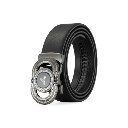 FORTEI Ремни из коровьей кожи Мужской Черный 3,5 см