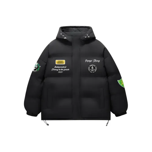 POPEYE Хлопковый пуховик Унисекс Черный