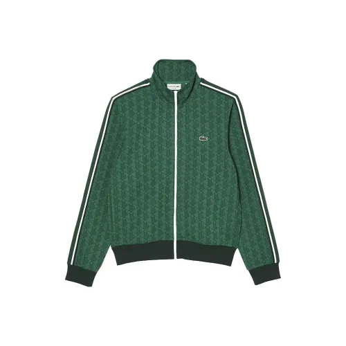 Зеленые мужские куртки от LACOSTE Collaboration