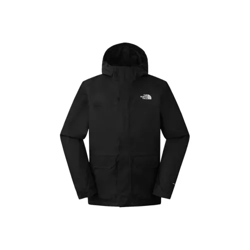 THE NORTH FACE Поход Водонепроницаемый и Ветрозащитный Ветровка Унисекс Космос Черный