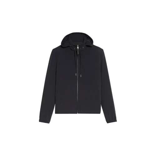 Sandro Мужское черное пальто