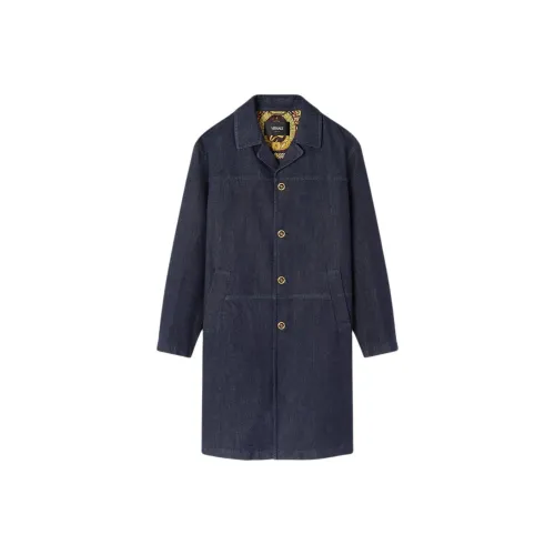 VERSACE Denim Jacket Men's Dark Blue