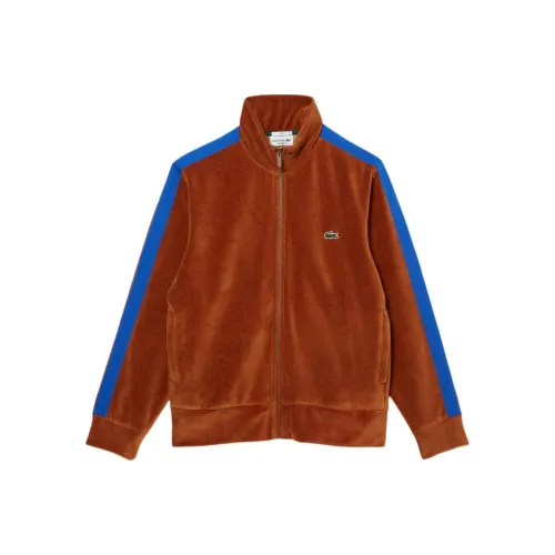 LACOSTE Вельвет Feel Пальто Унисекс Коричневый