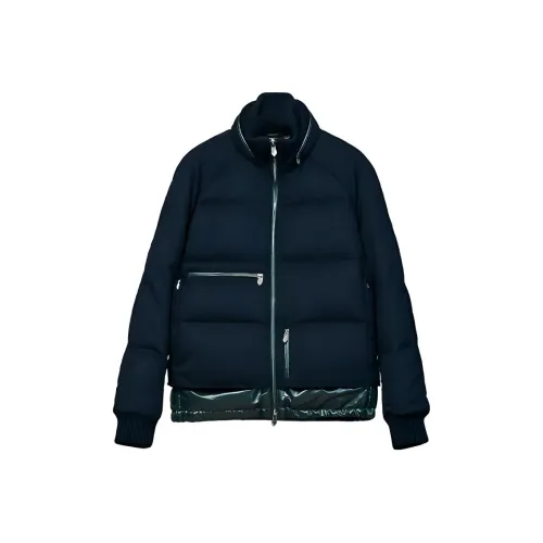 HERMES FW22 Пуховик Мужской Морской Синий