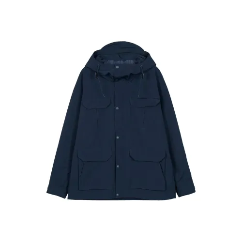 UNIQLO Куртки и Пальто Унисекс Глубокий Морской Синий