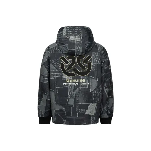 EVISU Denim Jacket Men's Dark Blue