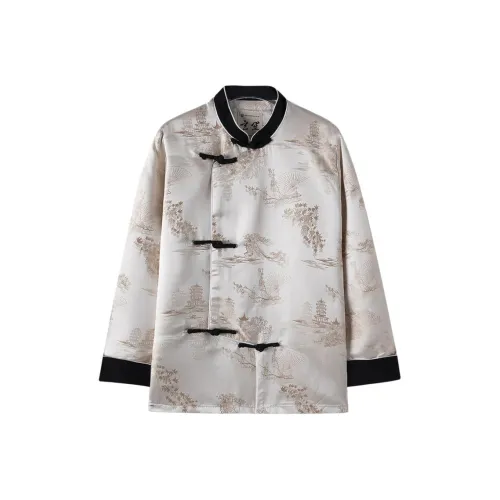 XUANSHENG Куртки Пальто Мужской Абрикос