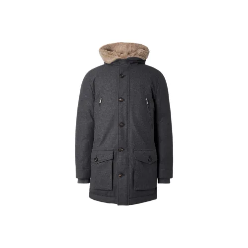 BRUNELLO CUCINELLI Down Jacket Мужской Темно-Серый