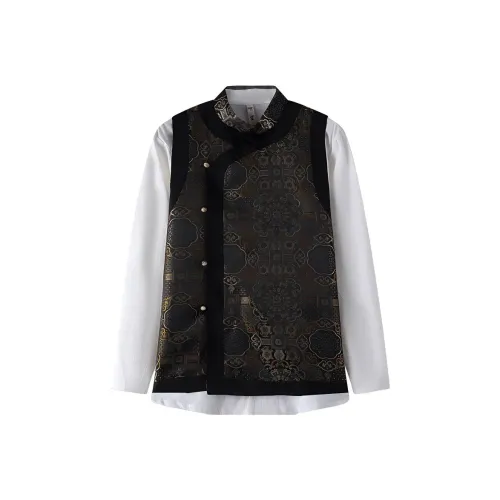 XUANSHENG Черные Мужские Жилеты