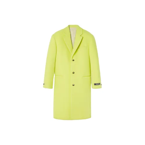 VERSACE Желтое Мужское Пальто