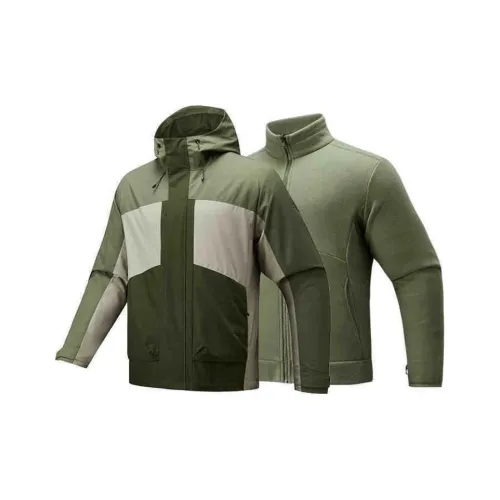 ANTA Outdoor Collection Куртка Мужская Мутный Оливковый Зеленый Горчичный Новый Армейский Зеленый