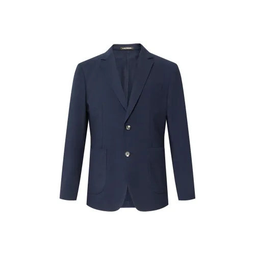 LESS IS MORE SS25 Бизнес-костюм Мужской Темно-синий