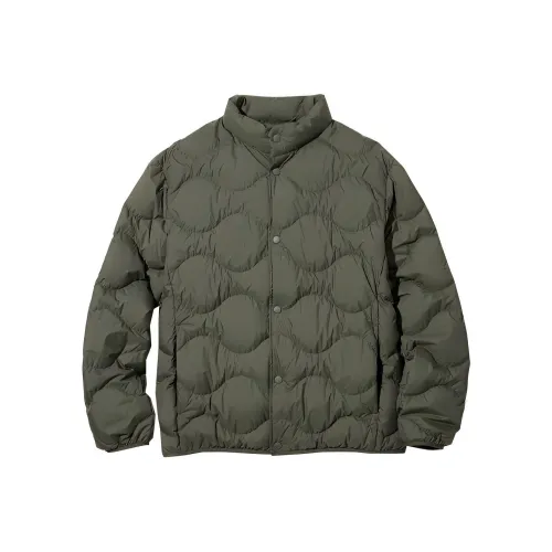 UNIQLO Пуховик Мужской Темно-Зеленый
