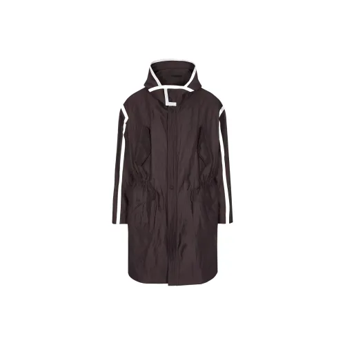 GIORGIO ARMANI Темно-коричневый мужской пальто