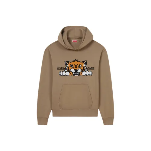 KENZO SS25 Толстовка Мужской Коричневый