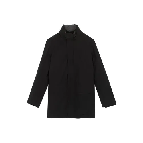 Zzegna Черный мужской пуховик