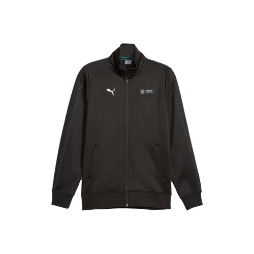 PUMA Mercedes AMG Petronas Мужской MT7 Motorsport Track Jacket Coat Men's Black