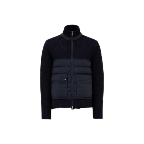 Moncler FW22 Пуховик Мужской Морской Синий