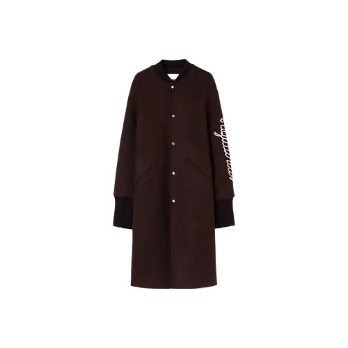 JIL SANDER Коричневое Мужское Пальто