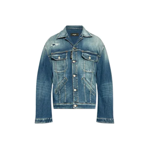 DSQUARED 2 Denim Jacket Men's Blue