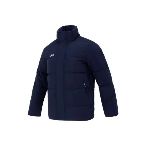 Under Armour Темно-синяя унисекс пуховая куртка