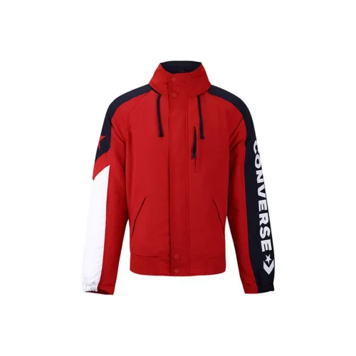 Конверс Куртки Пальто Мужской Эмаль Красный