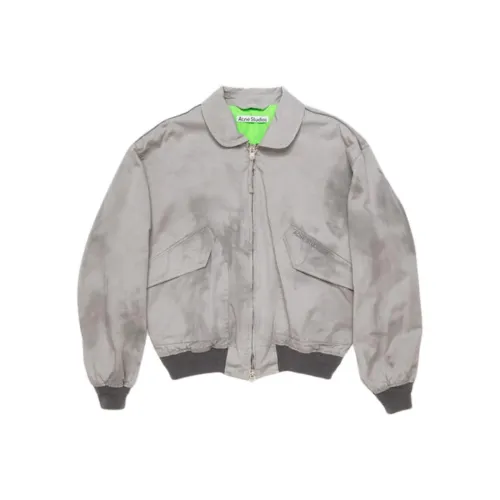 Acne Studios 2024 Autumn Winter Collection FW24 Куртки и Пальто Мужской Средний Серый