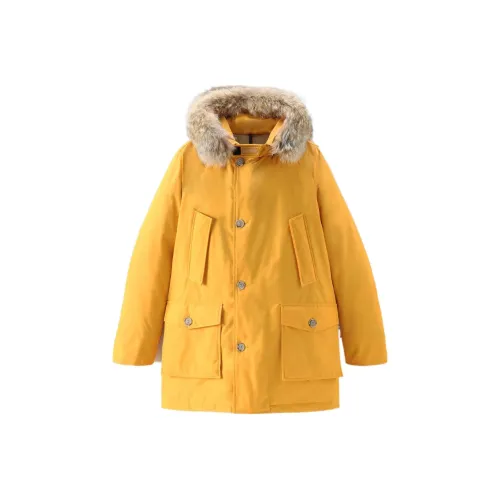 WOOLRICH FW22 Пуховик Мужской Желтый