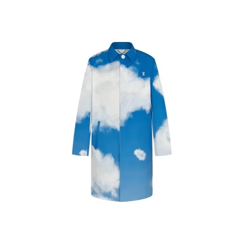 LOUIS VUITTON Новые ежеквартальные продукты LV Синий Мужской пальто